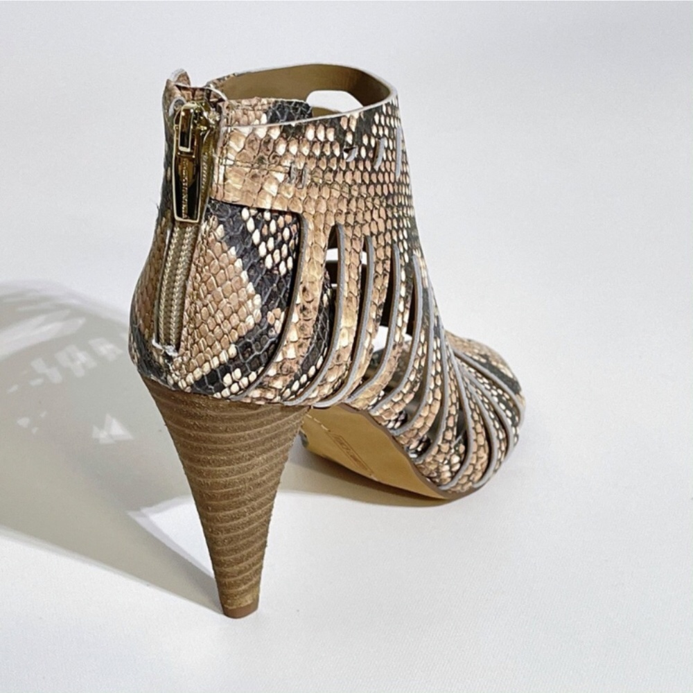 Vince Camuto shoes Size 8M Amendia Natural warm Roccia Leather - Picture 6 of 10